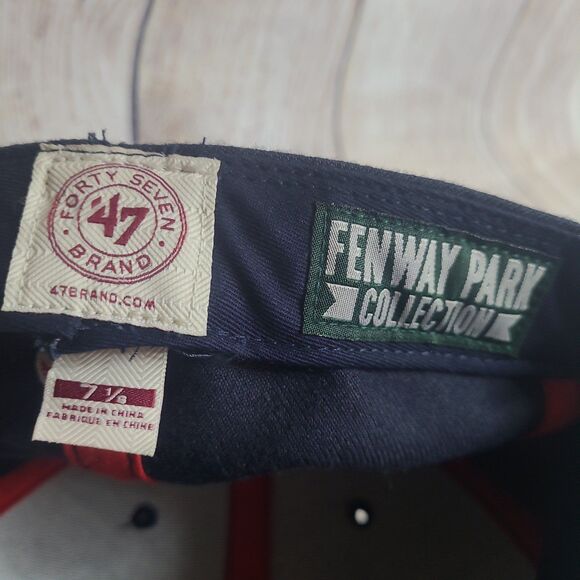 Vtg Boston Red Sox fitted cap 7 1/8 Fenway Park - Picture 5 of 6